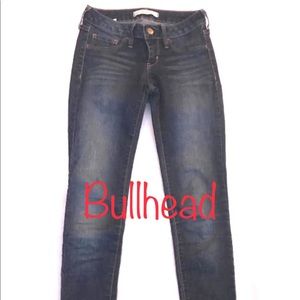 Bullhead Black DENIM LEGGINGS blue JEANS in Blue